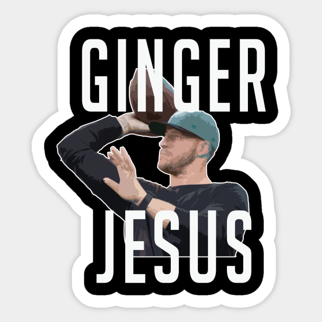 Ginger Jesus Sticker by Philly Drinkers